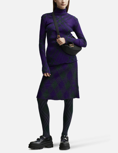 Burberry CHECK WOOL BLEND TIGHTS outlook