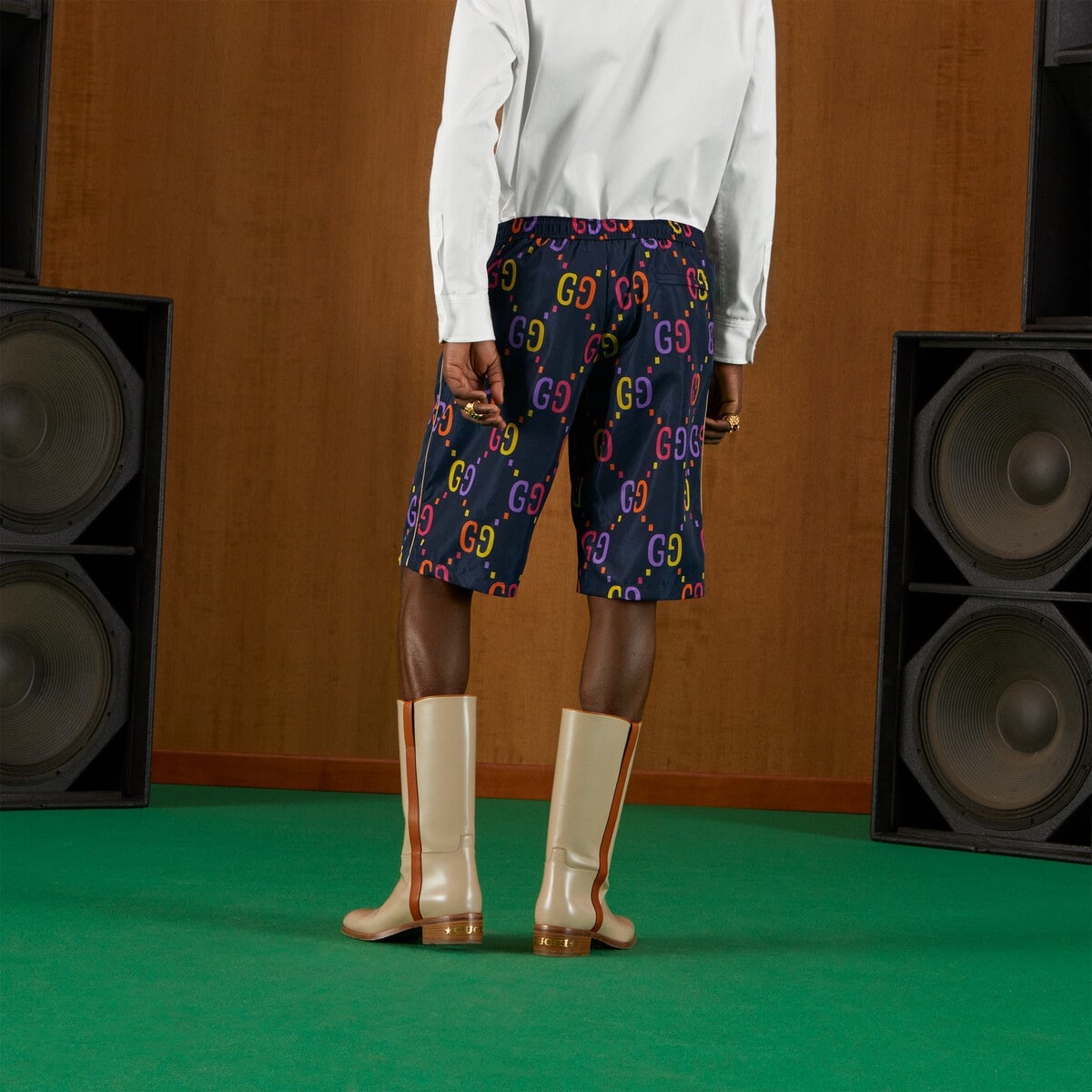 Jumbo GG nylon shorts - 7