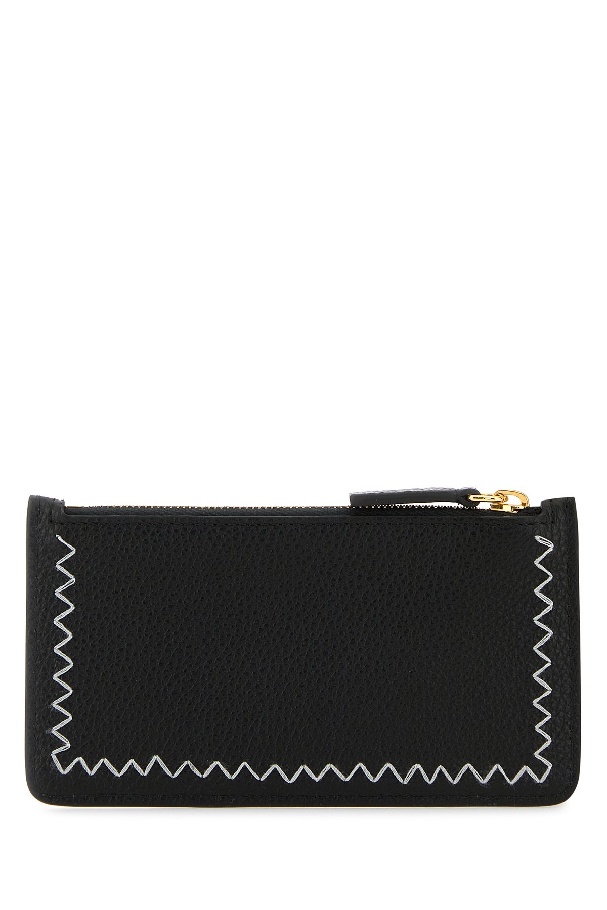 Black leather card holder - 3