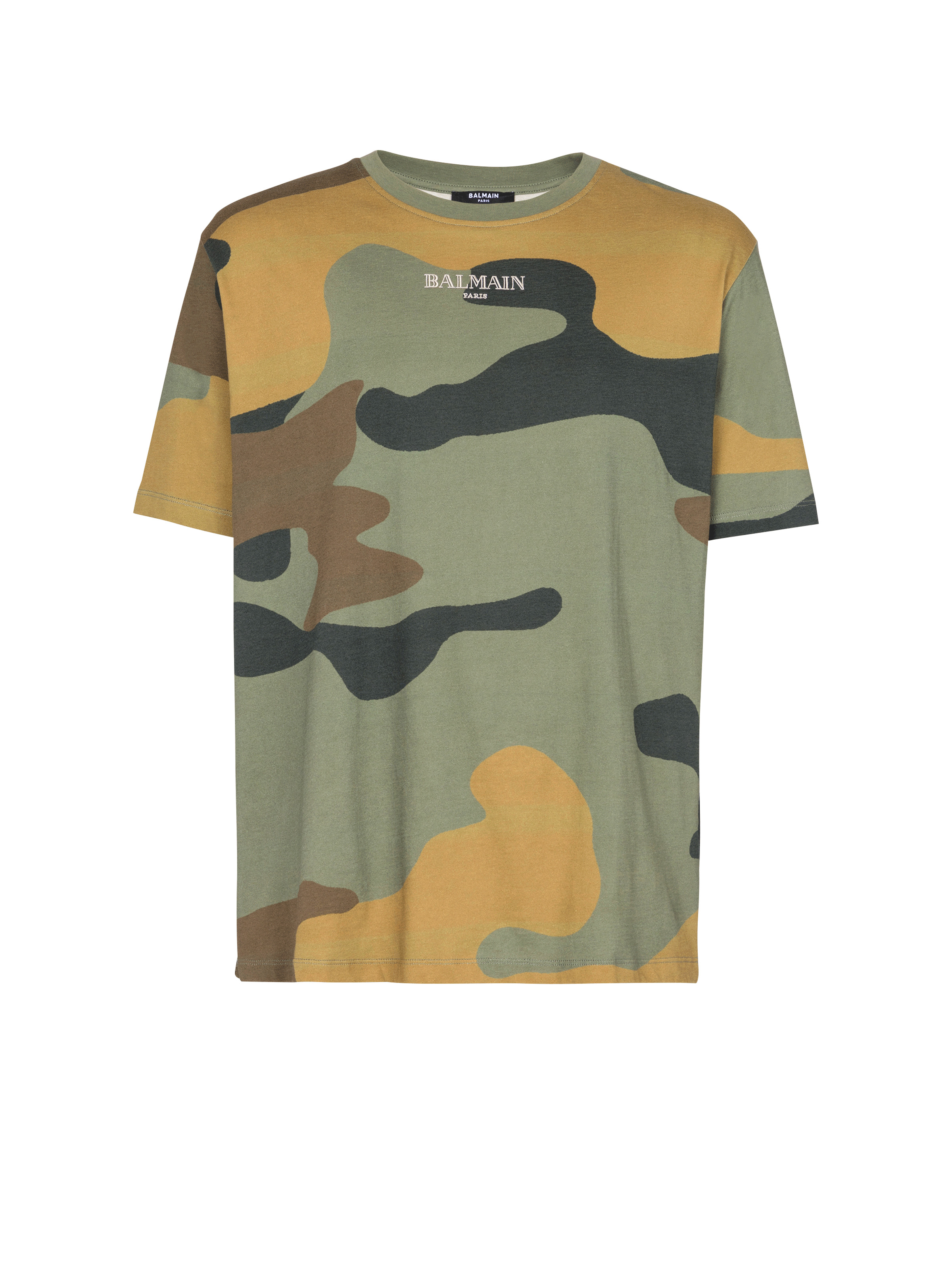 Camouflage Vintage Balmain T-shirt - 1