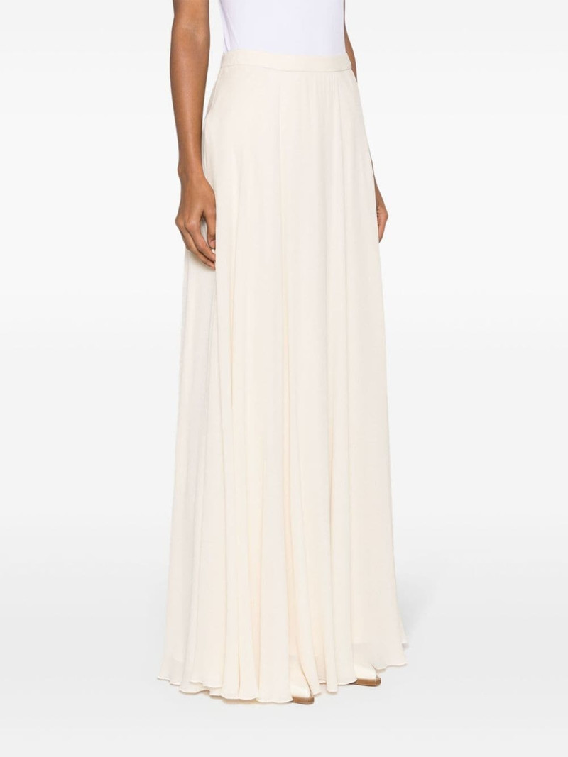 A-line crepe maxi skirt 3
