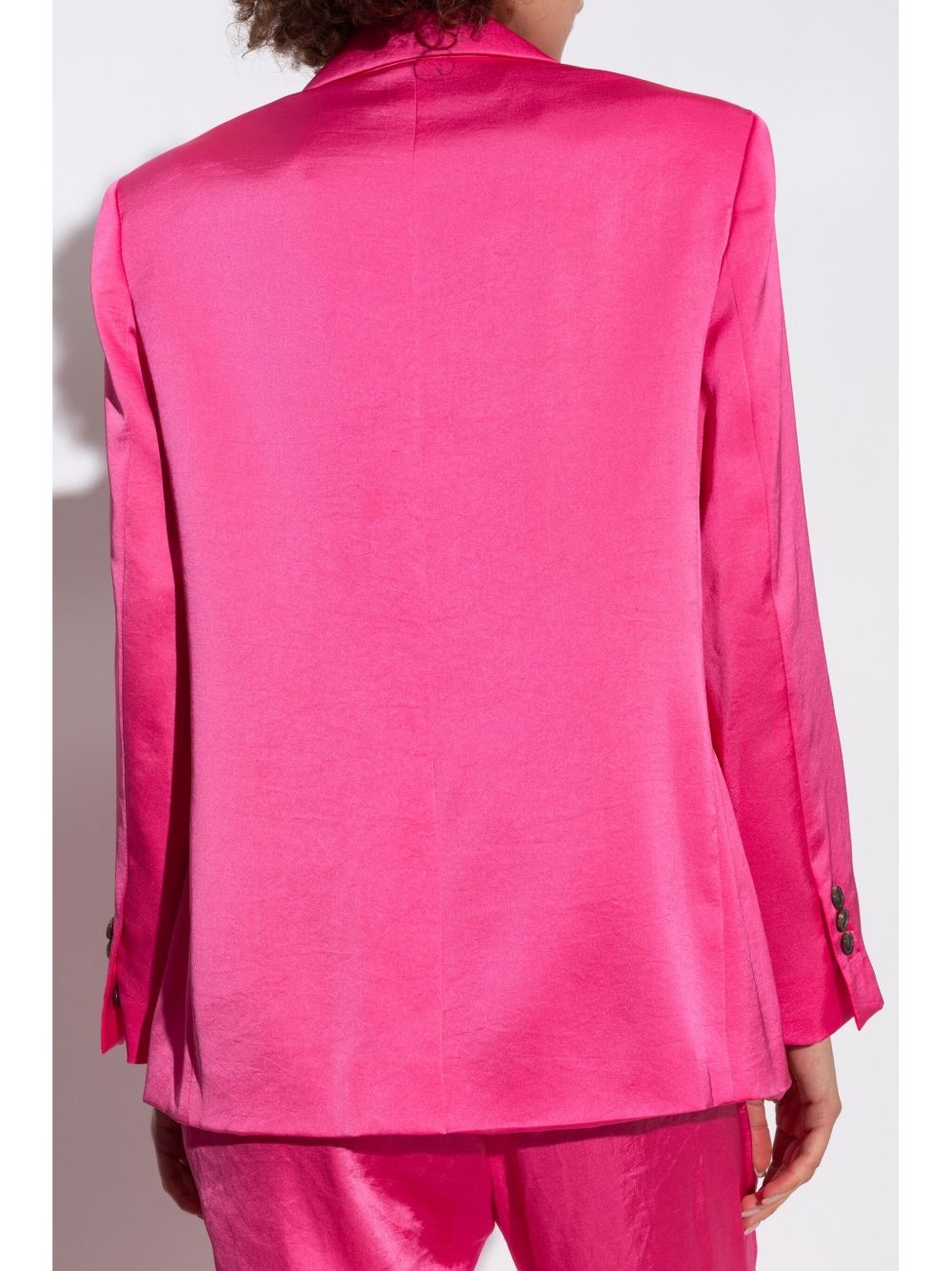 satin-finish blazer - 4