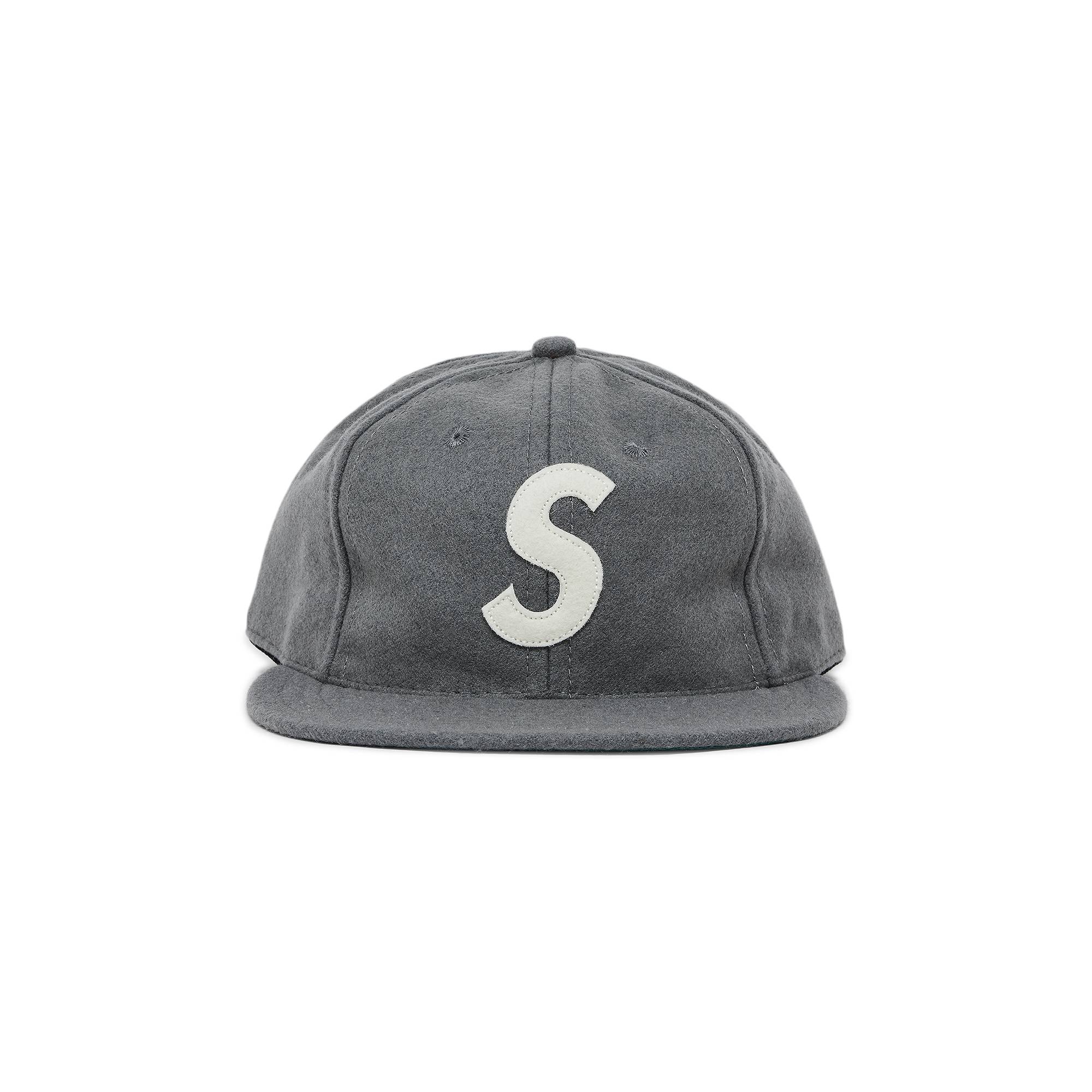 Supreme x Ebbets S Logo Fitted 6-Panel 'Grey' - 1