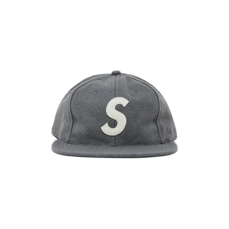 Supreme x Ebbets S Logo Fitted 6-Panel 'Grey' - 1
