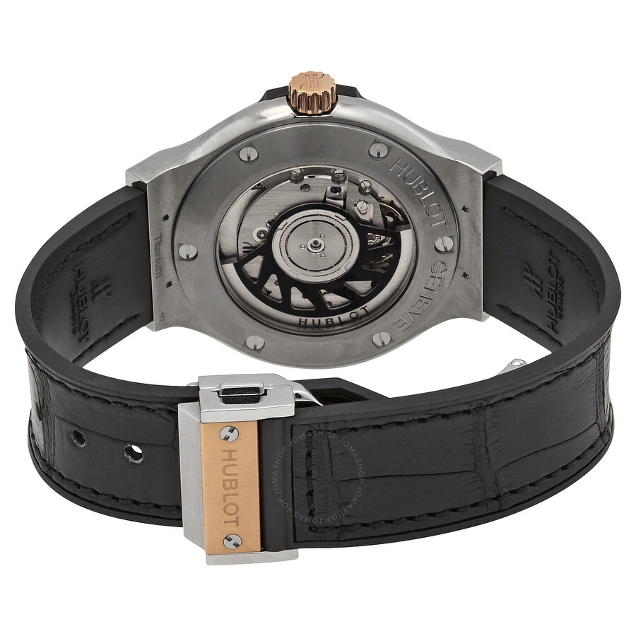 Hublot Automatic Black Dial Black Leather Men's Watch 565.NO.1180.LR - 3
