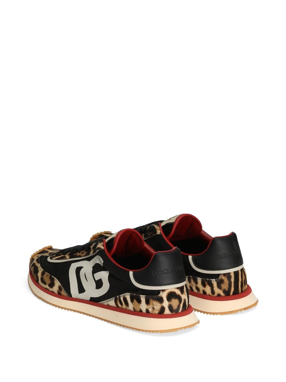 leopard-print sneakers - 3