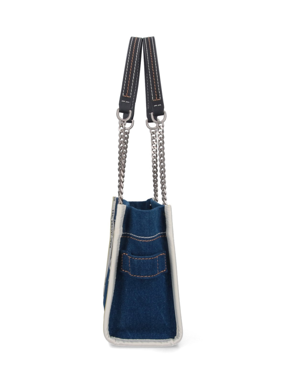 'THE DENIM CHAIN' SMALL TOTE BAG - 5