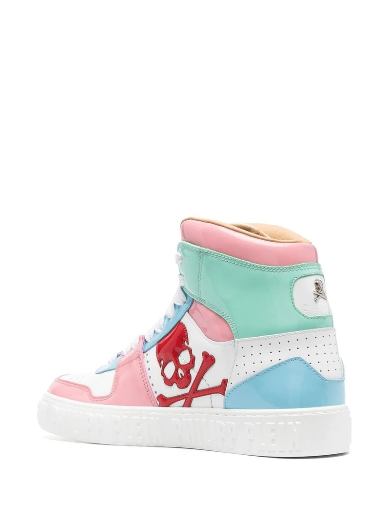 Skull high-top sneakers 3