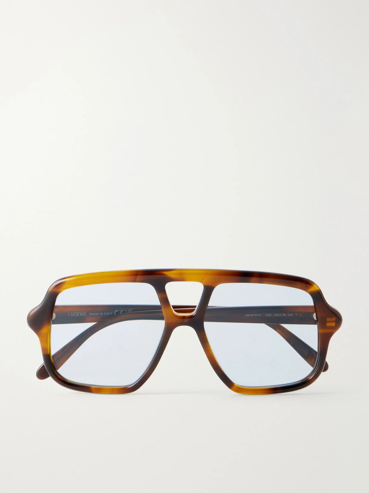 Slim Light Acetate Aviator Sunglasses - 1