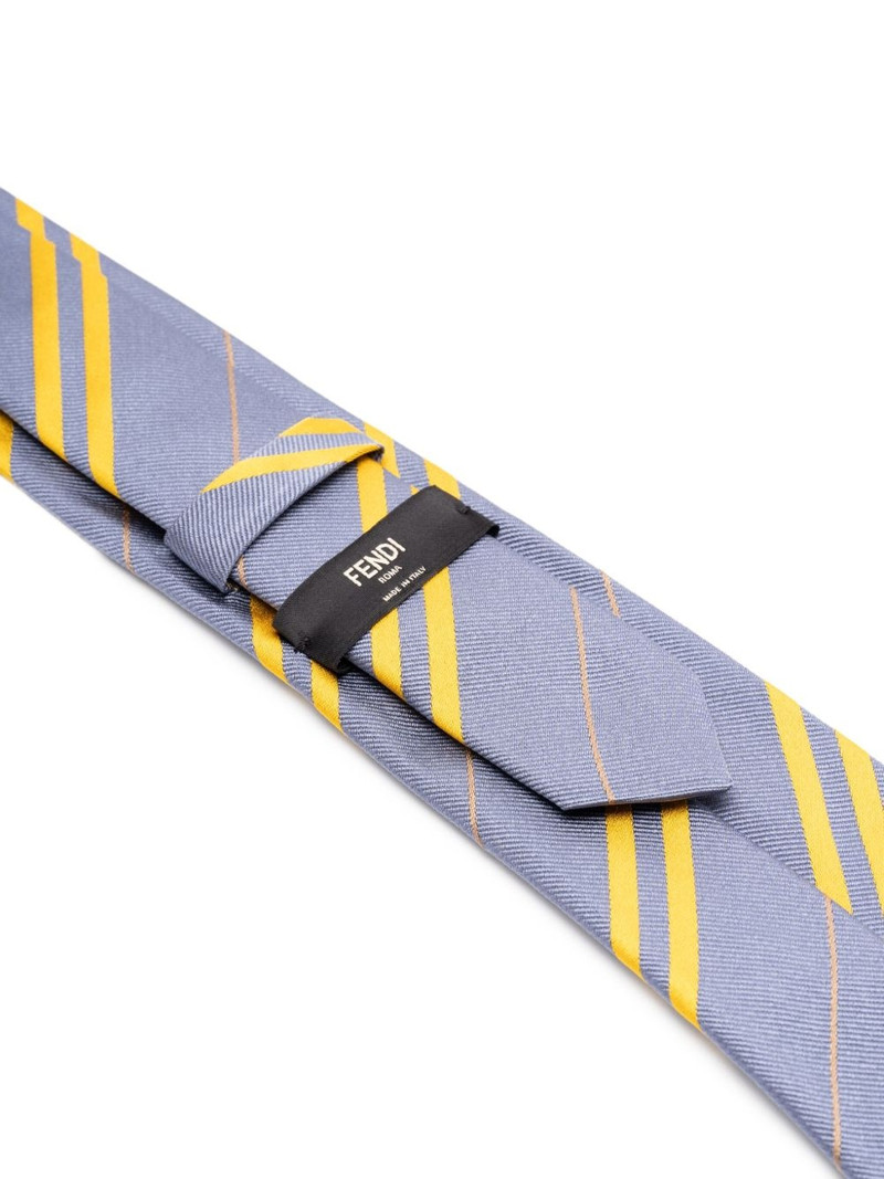 FENDI striped tie outlook