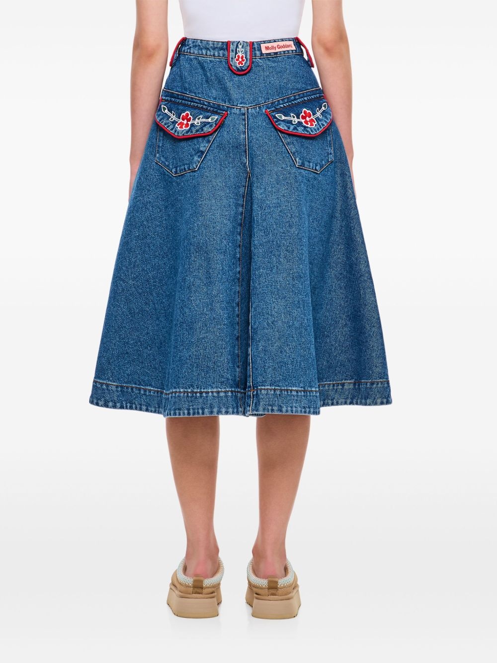 Abi denim mid skirt - 3