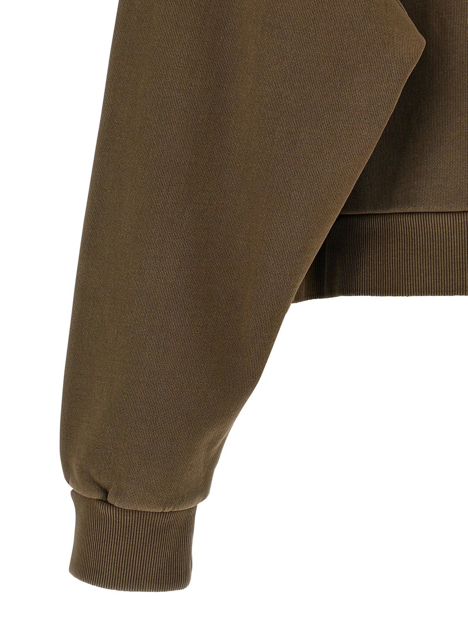 Eternal Zip Washed Sweatshirt Brown - 4