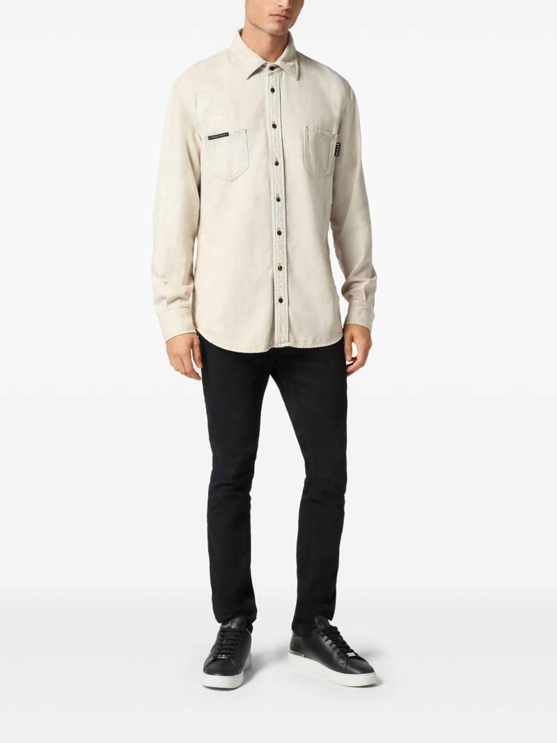 PHILIPP PLEIN denim shirt outlook