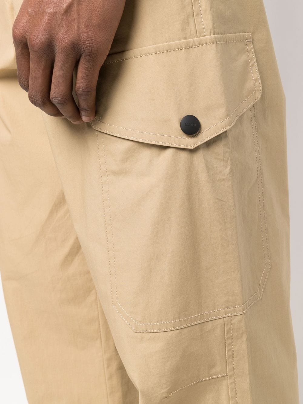 straight-leg cargo trousers - 5