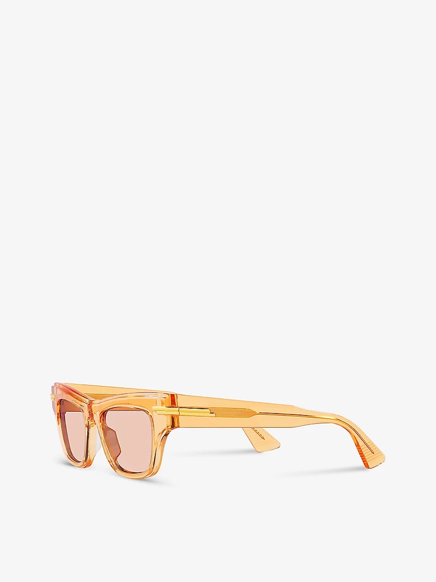 6J000306 BV1122S rectangular-frame acetate sunglasses - 4