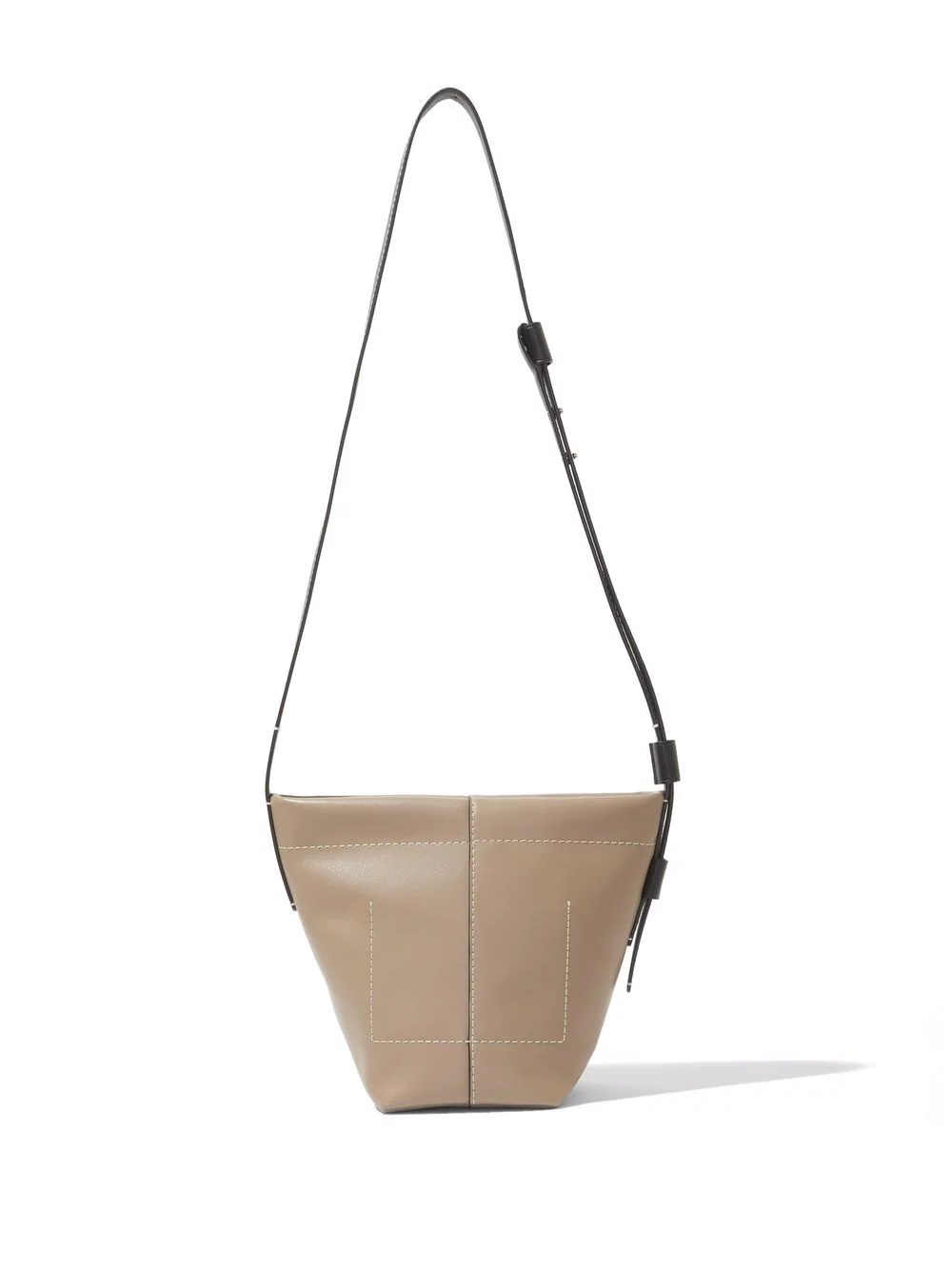 Barrow Leather Mini Bucket Bag - 3