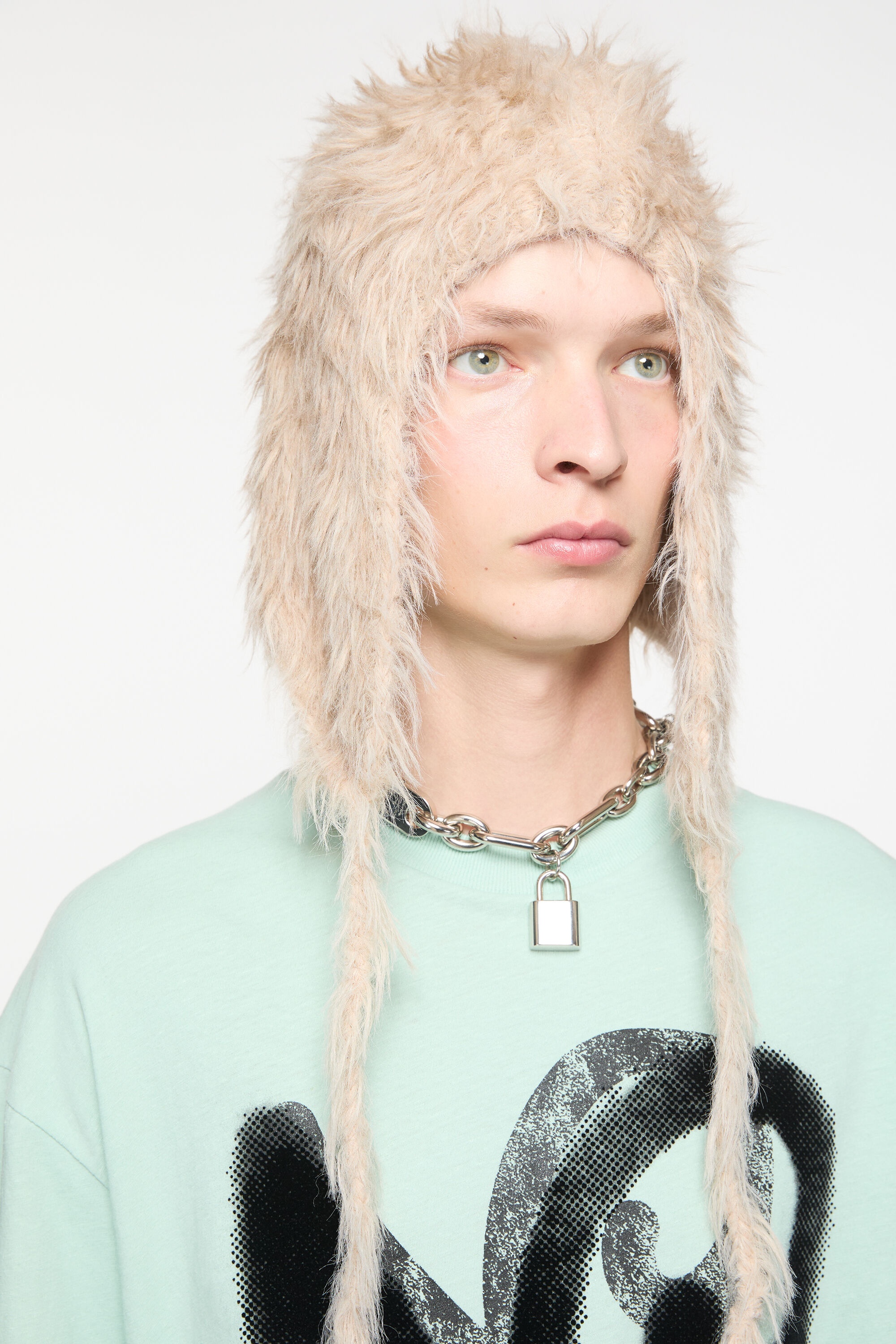 Fluffy hat - Beige - 3