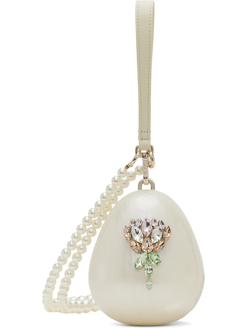 micro Pearl Egg clutch bag 1