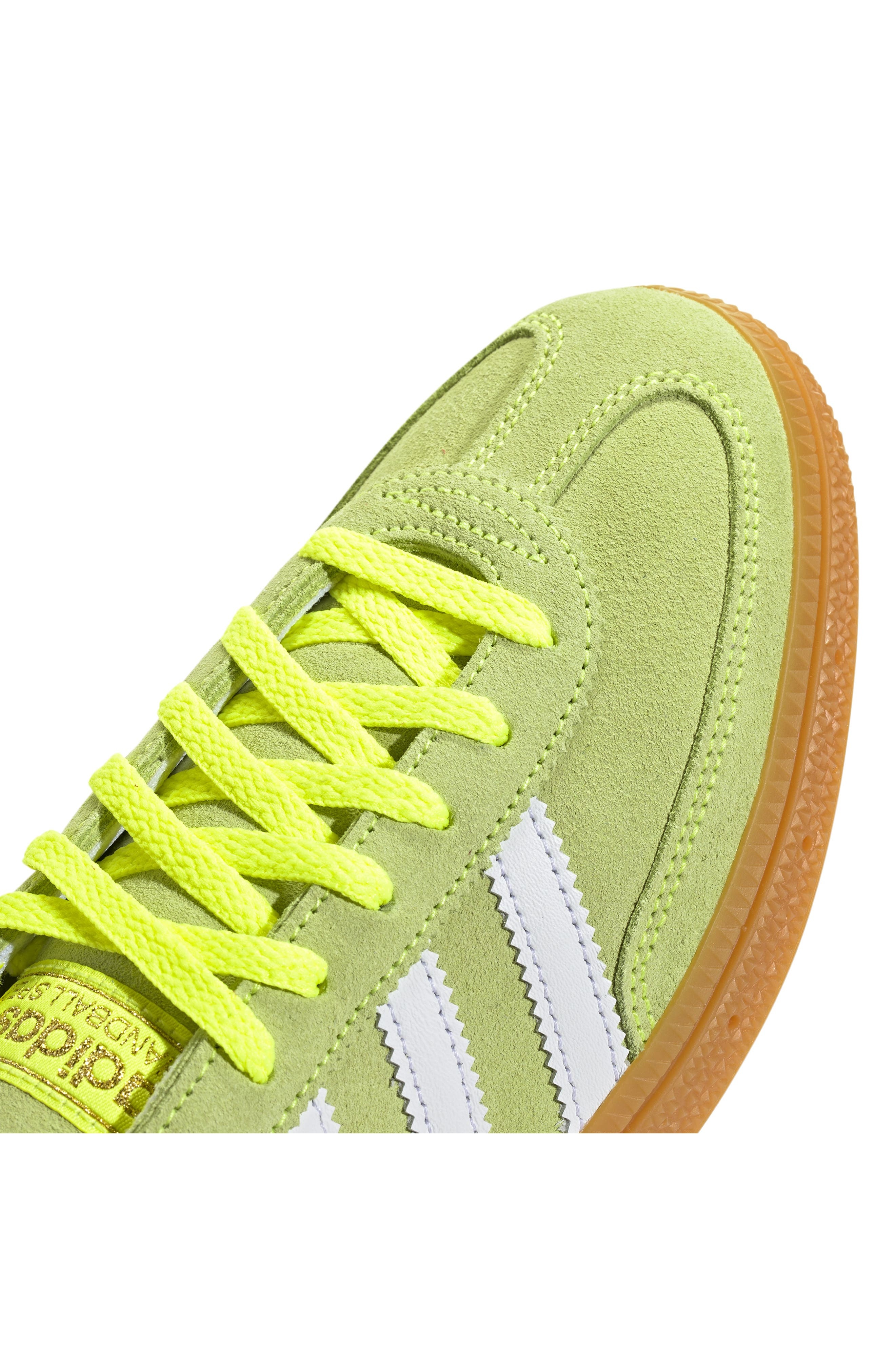 adidas Handball Spezial Sneaker in Yellow/White/Gold Met at Nordstrom - 7