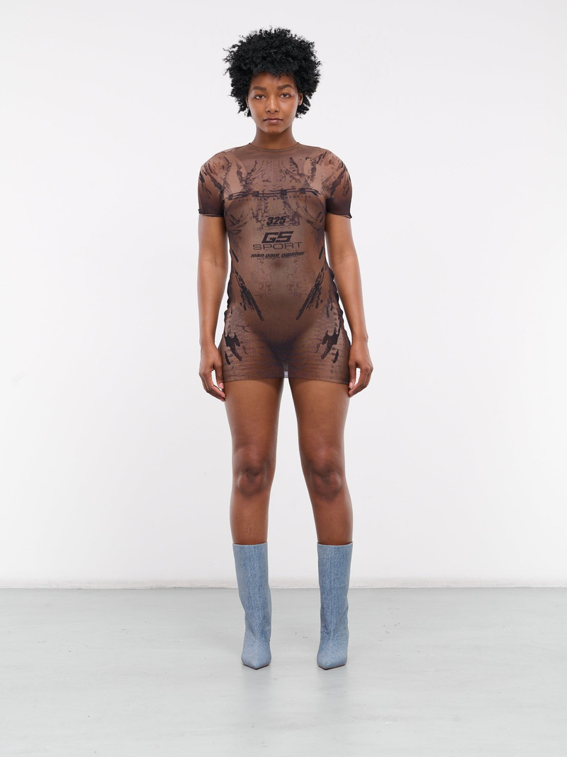 Shayne Oliver Graphic Mini Dress 1