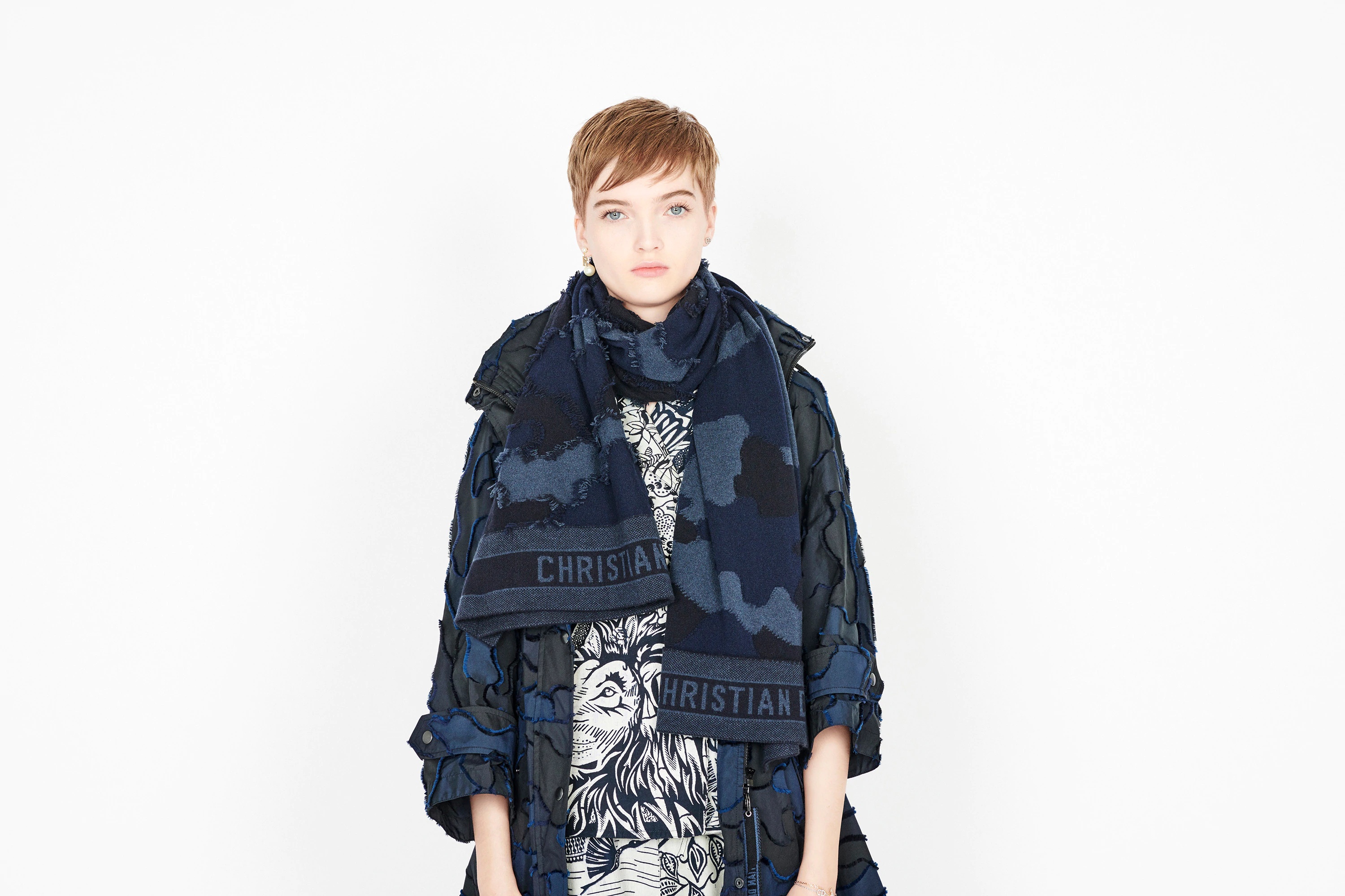 Dior Camouflage Scarf - 3