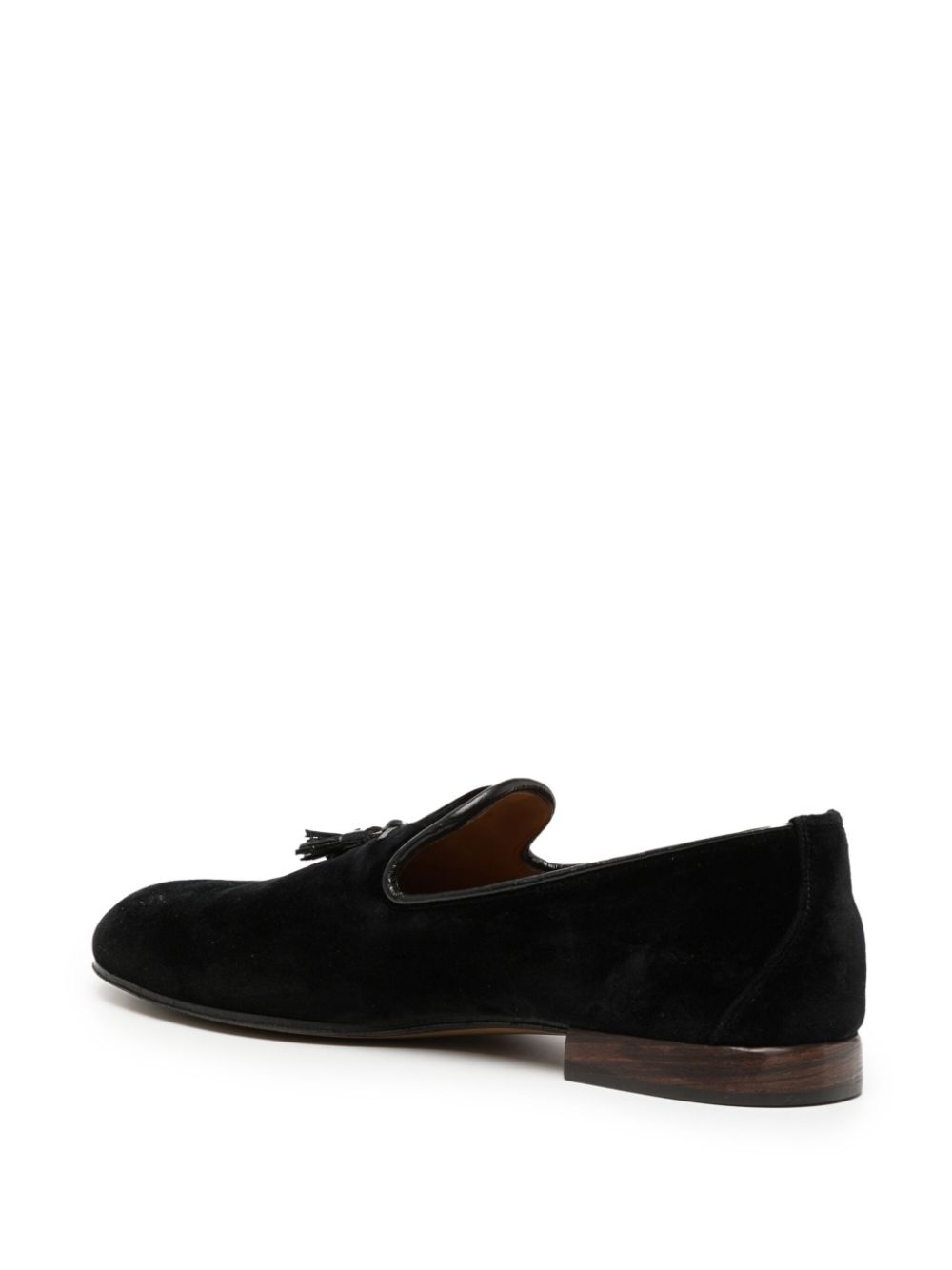Nicolas tassel-detail velvet loafers - 3