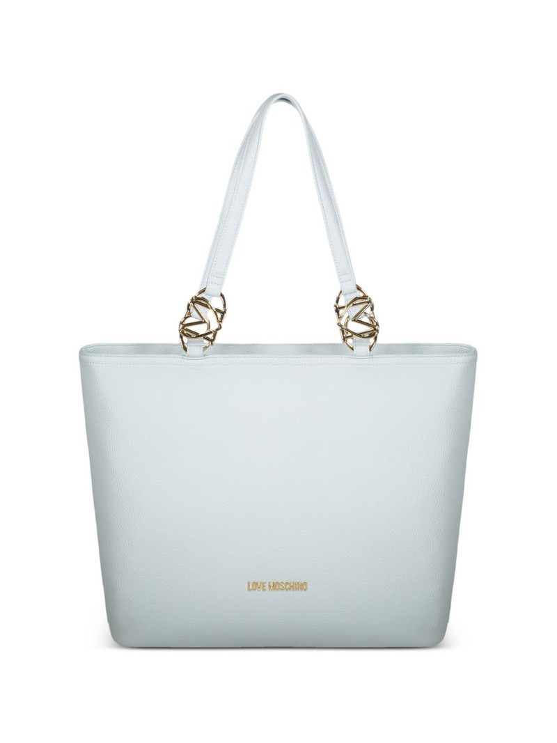 logo-plaque tote bag 1