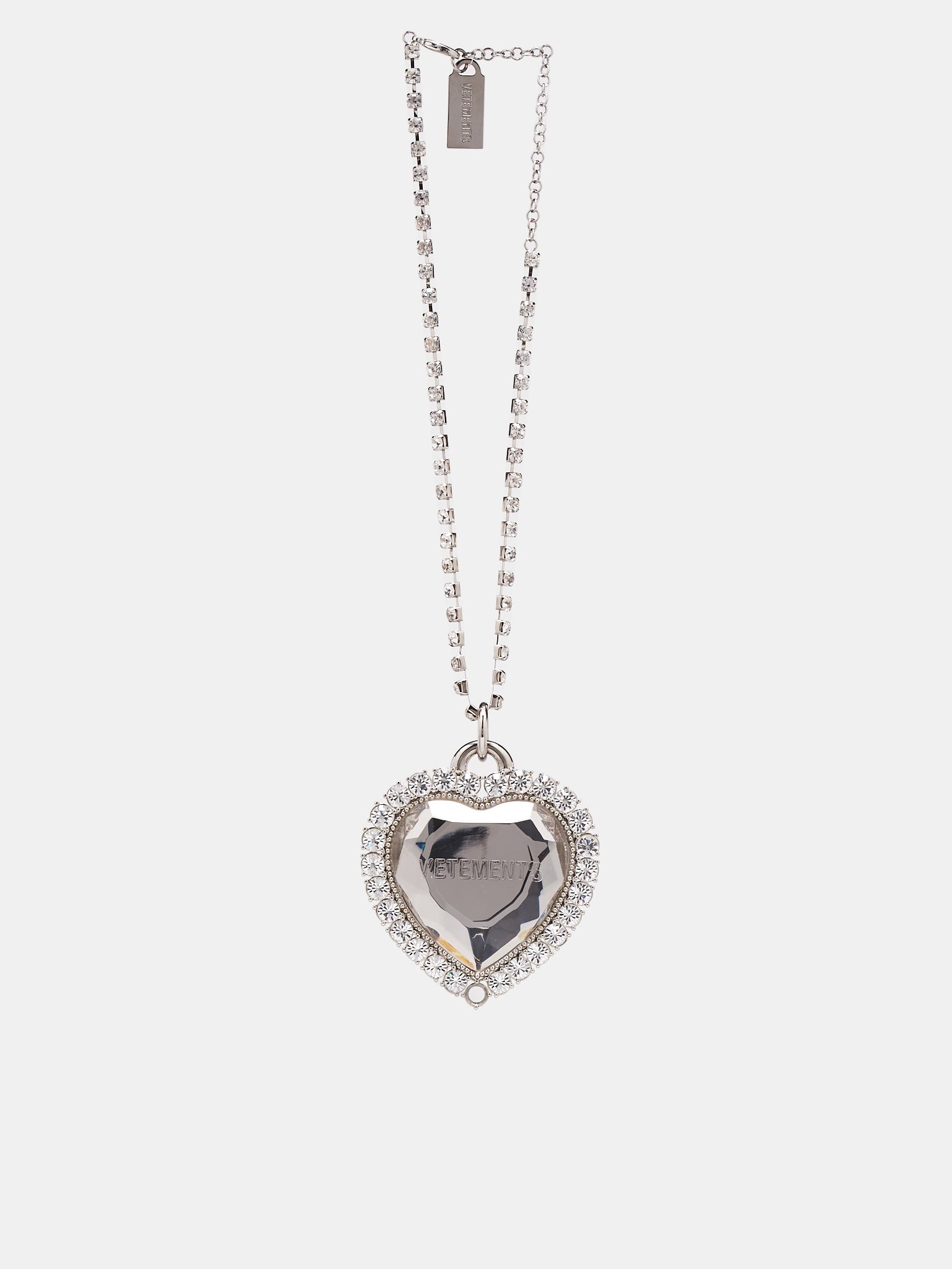 Giant Crystal Heart Necklace - 1