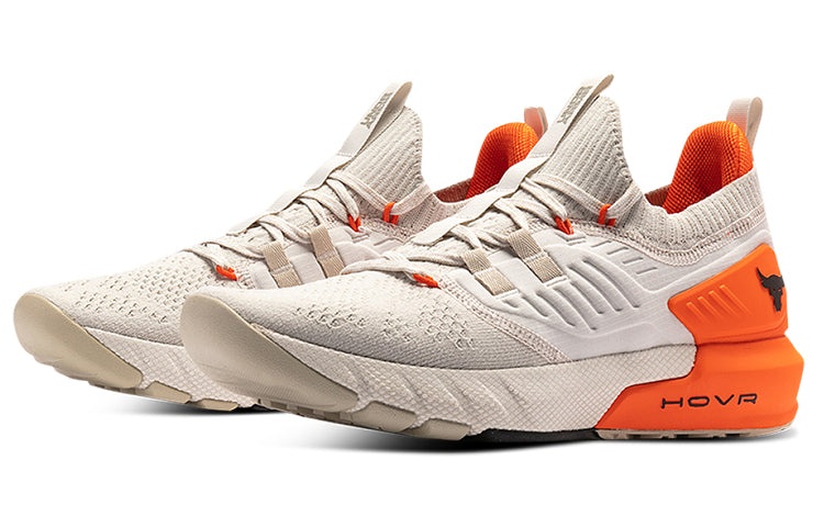 Under Armour Project Rock 3 'Summit White Rogue Orange' 3023004-111 - 3