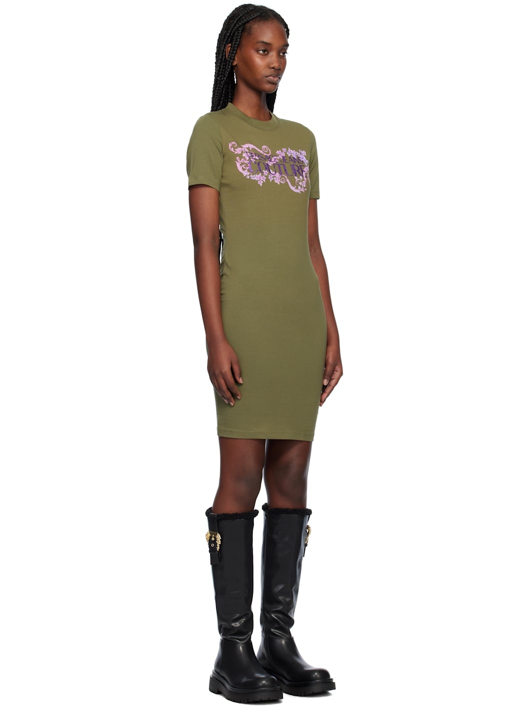 Khaki Vestiti Minidress - 2