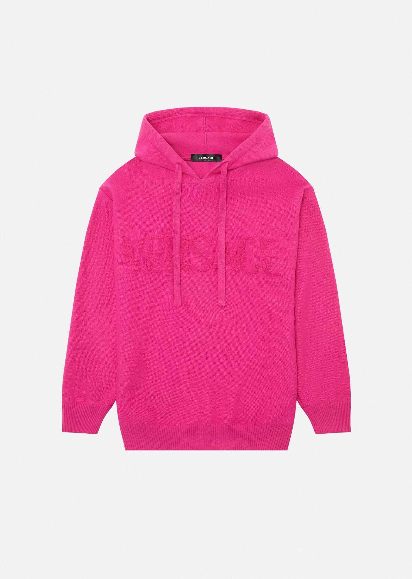 Logo Wool & Cashmere Hoodie - 1