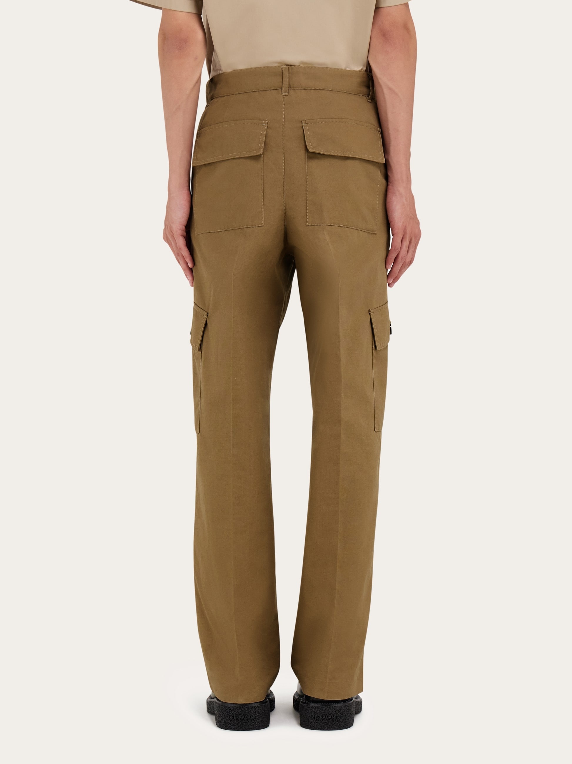 Canvas cargo pants - 4