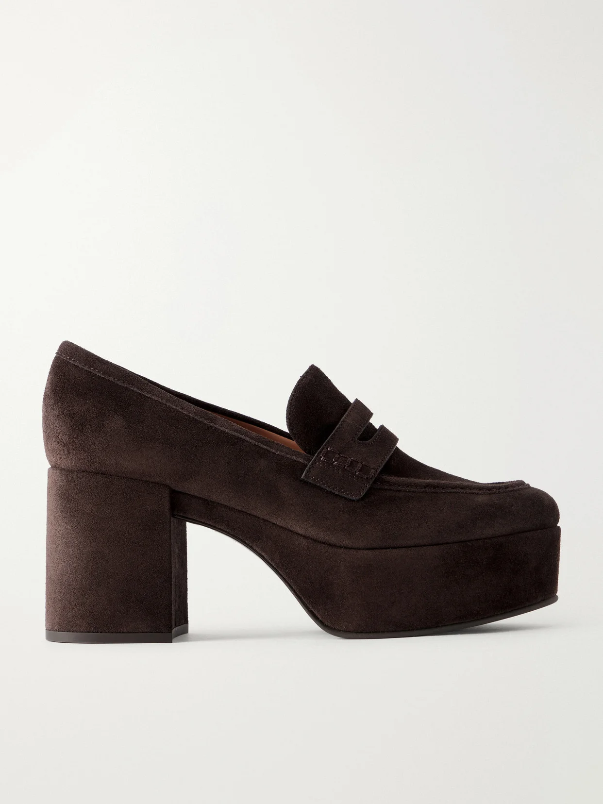 Jenna 35 Suede Platform Pumps - 1