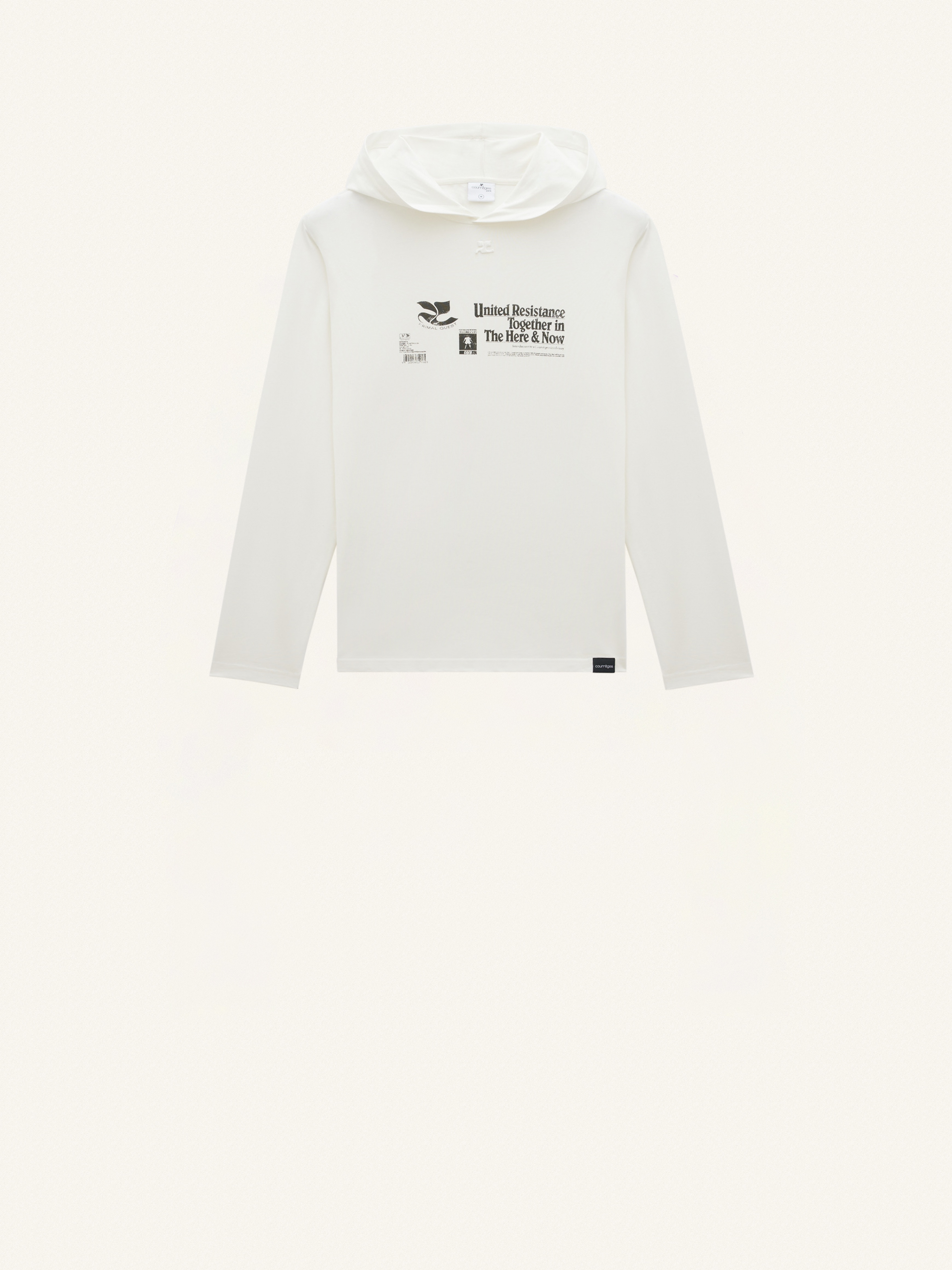 PRINTED HOODIE T-SHIRT - 1