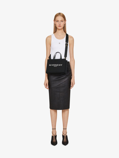 Givenchy SMALL G-TOTE SHOPPING BAG IN CANVAS outlook