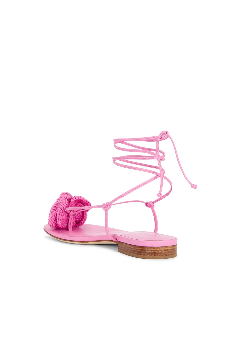 Crochet Flower Flat Sandal - 3