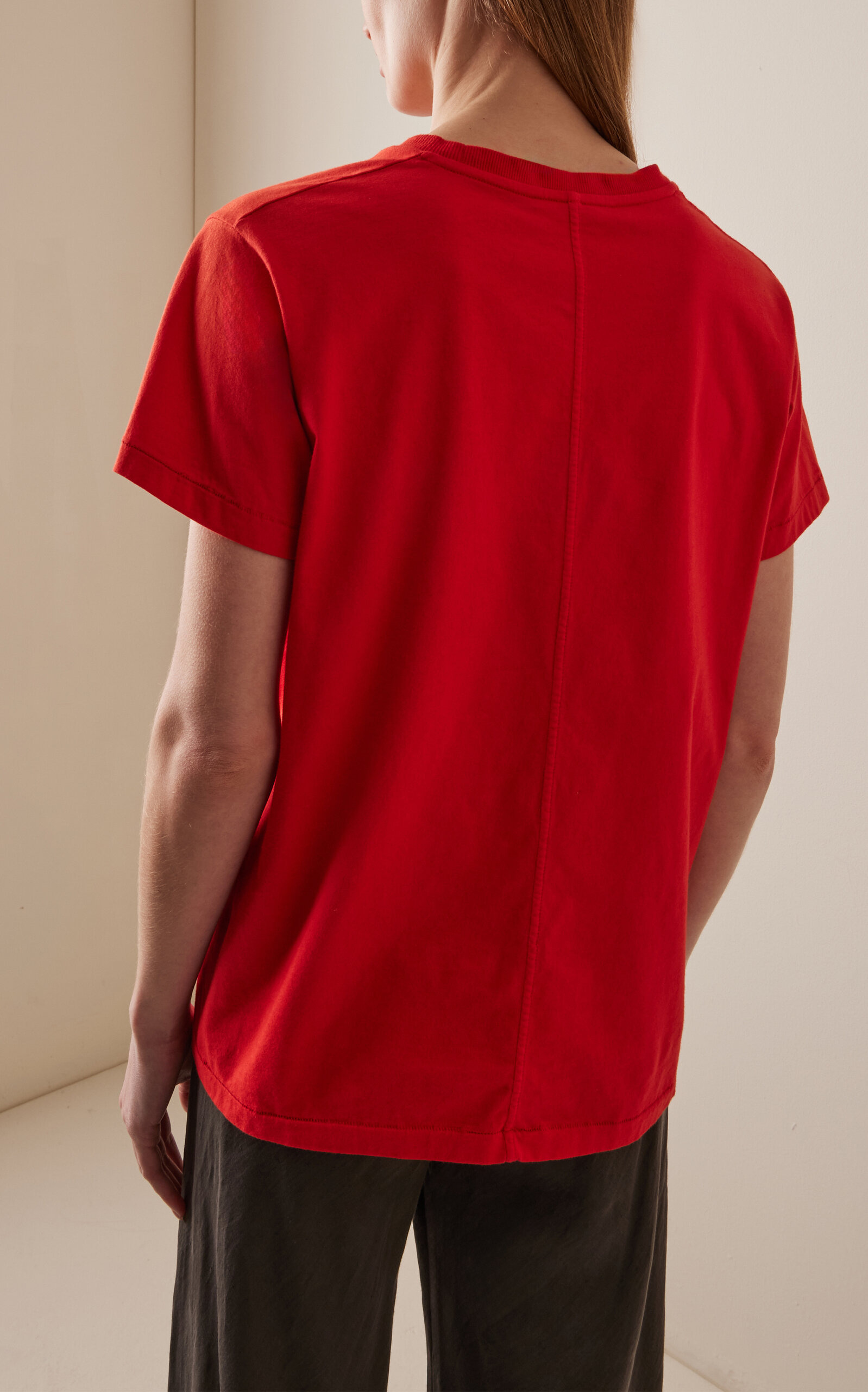 Florie Cotton T-Shirt red - 4
