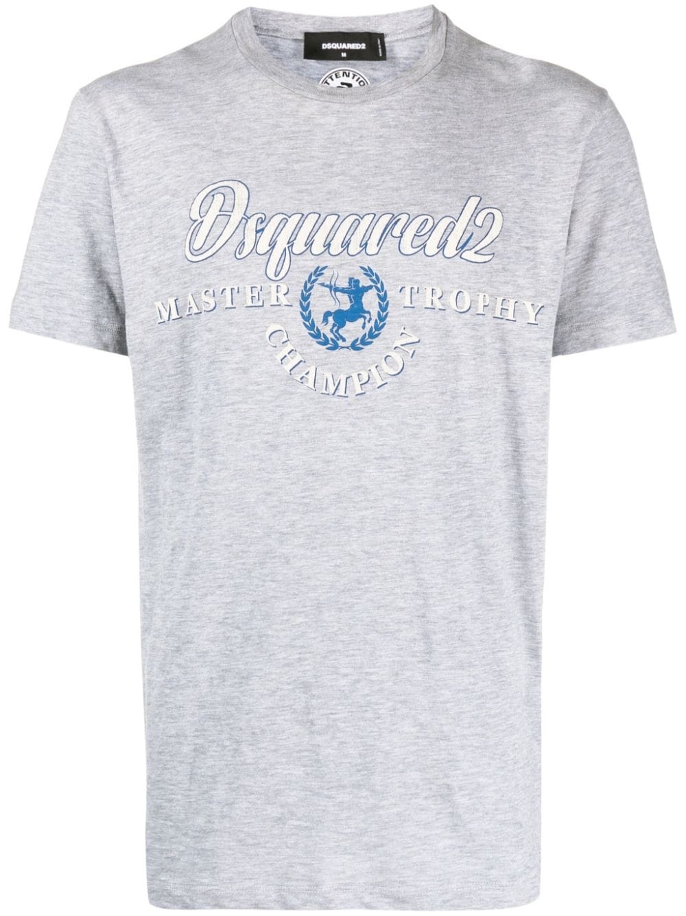 logo-print cotton-blend T-shirt - 1