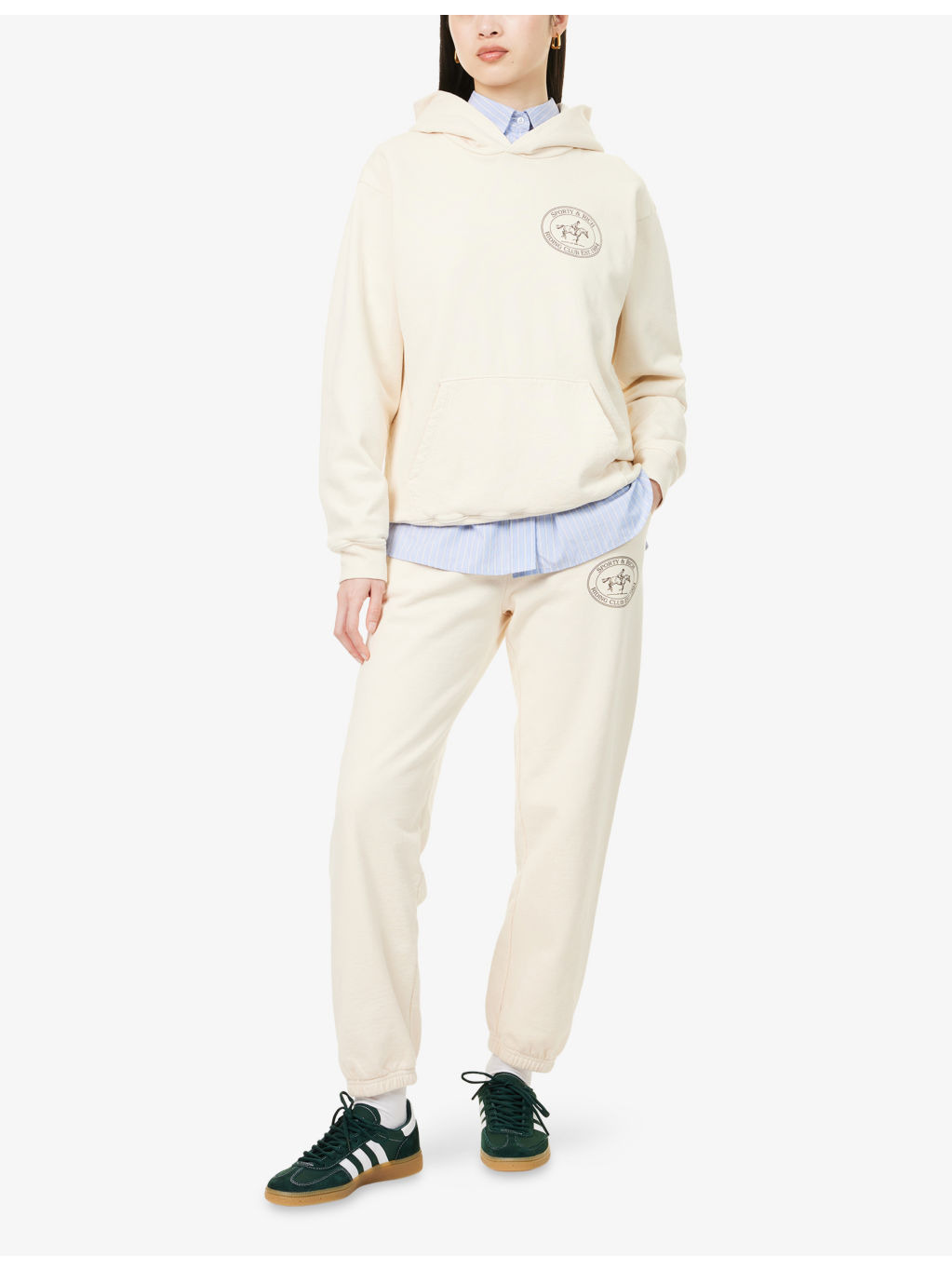 Riding Club Logo-Print Cotton-Jersey Jogging Bottoms - 2