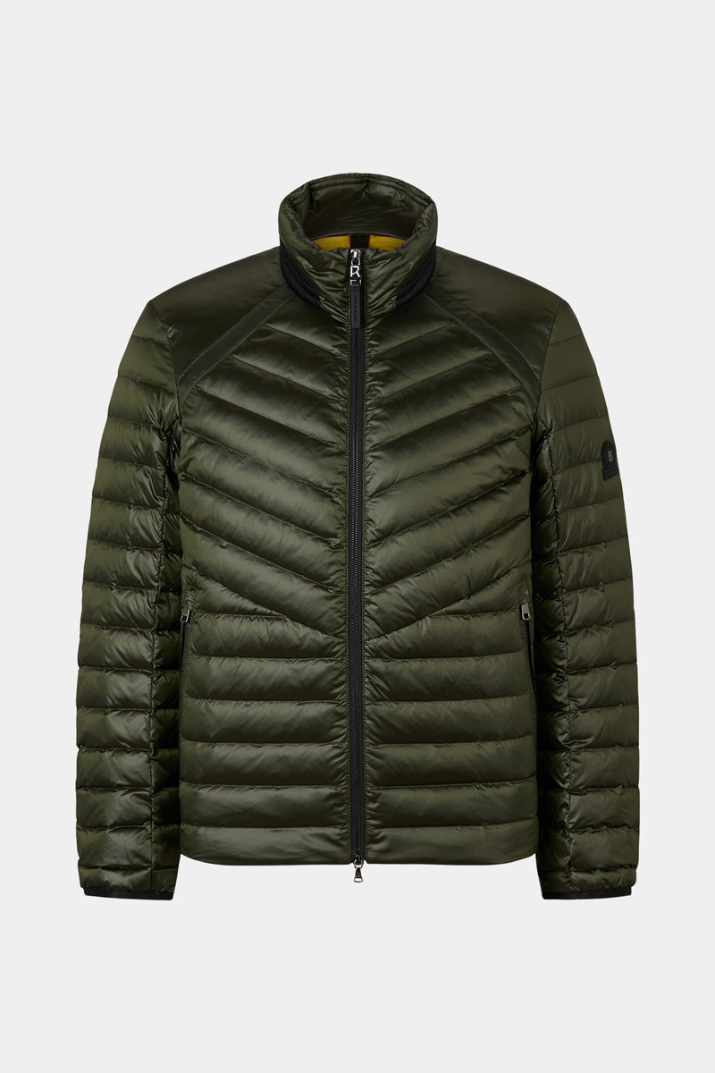 Liman Lightweight down jacket in Olive green 1