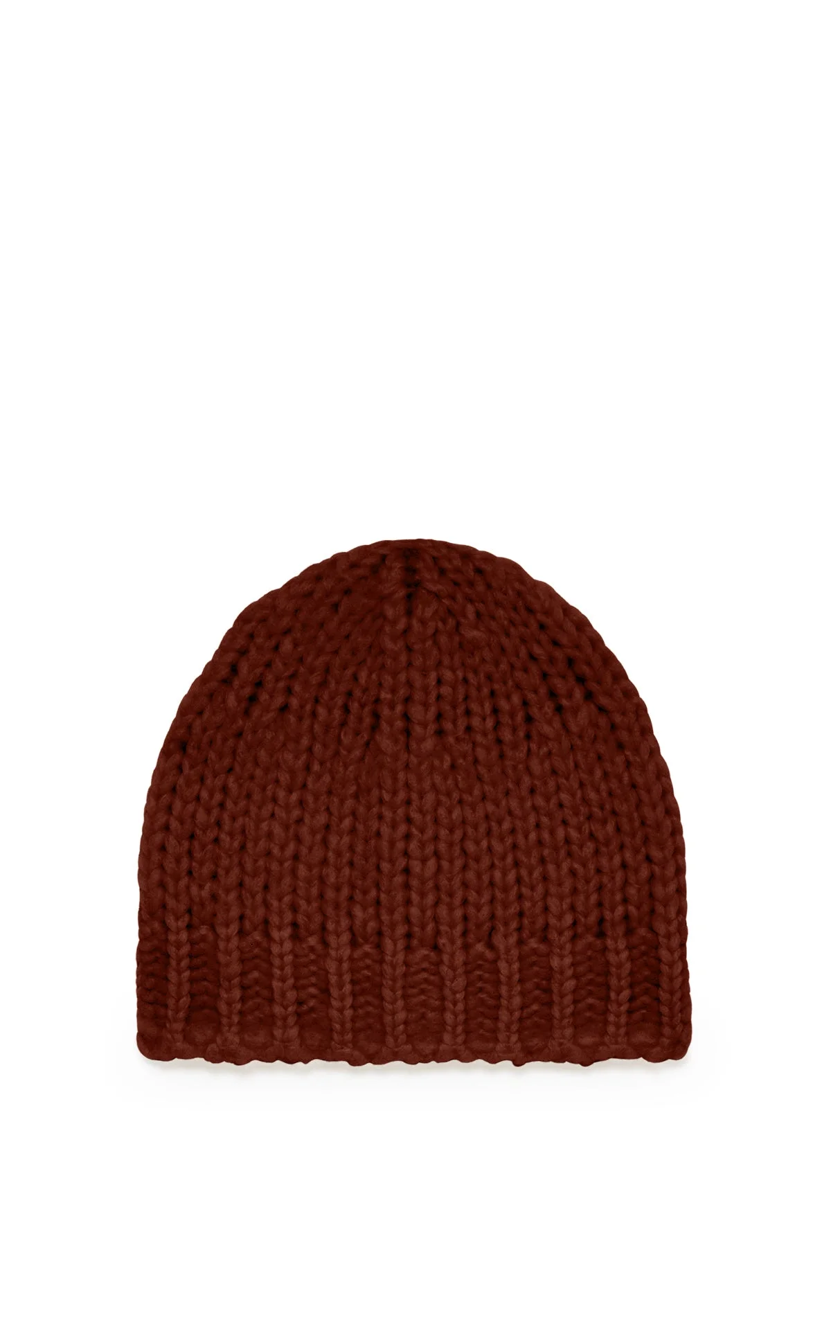 Pacino Knit Hat in Burnt Sienna Welfat Cashmere - 1