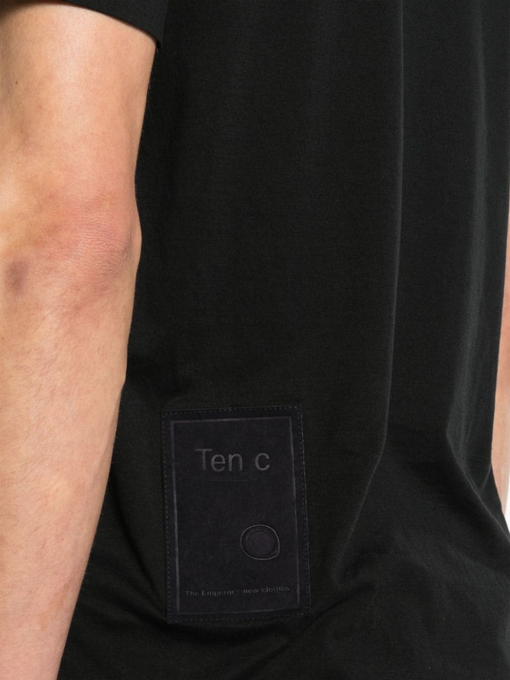 logo-patch cotton T-shirt - 5