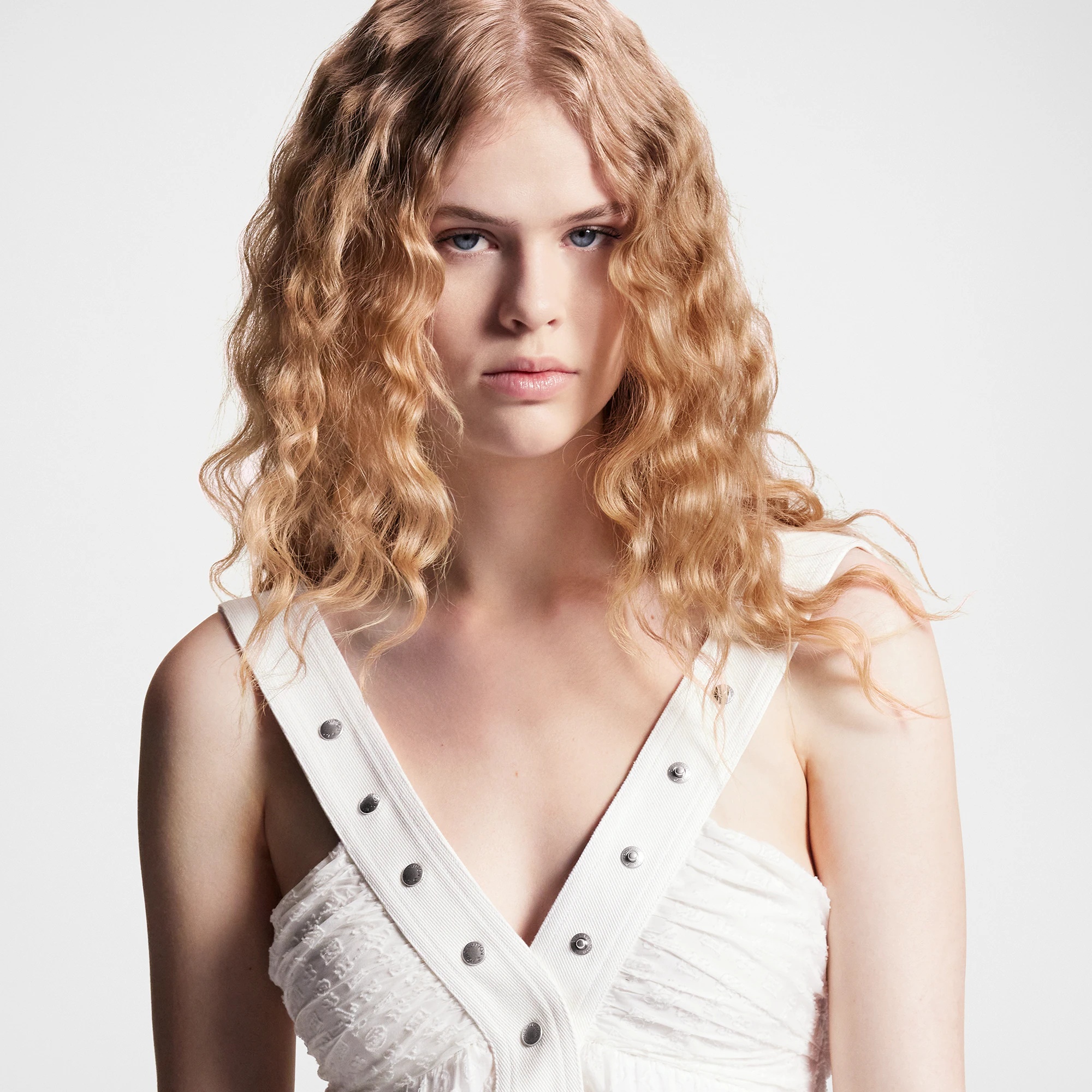 Monogram Fil Coupé Snap Button Strap Dress - 2