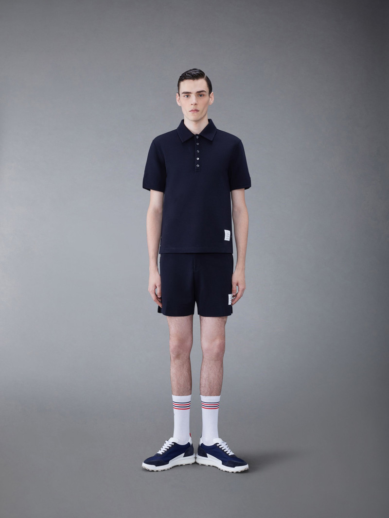 stripe-trim piqué polo shirt 3