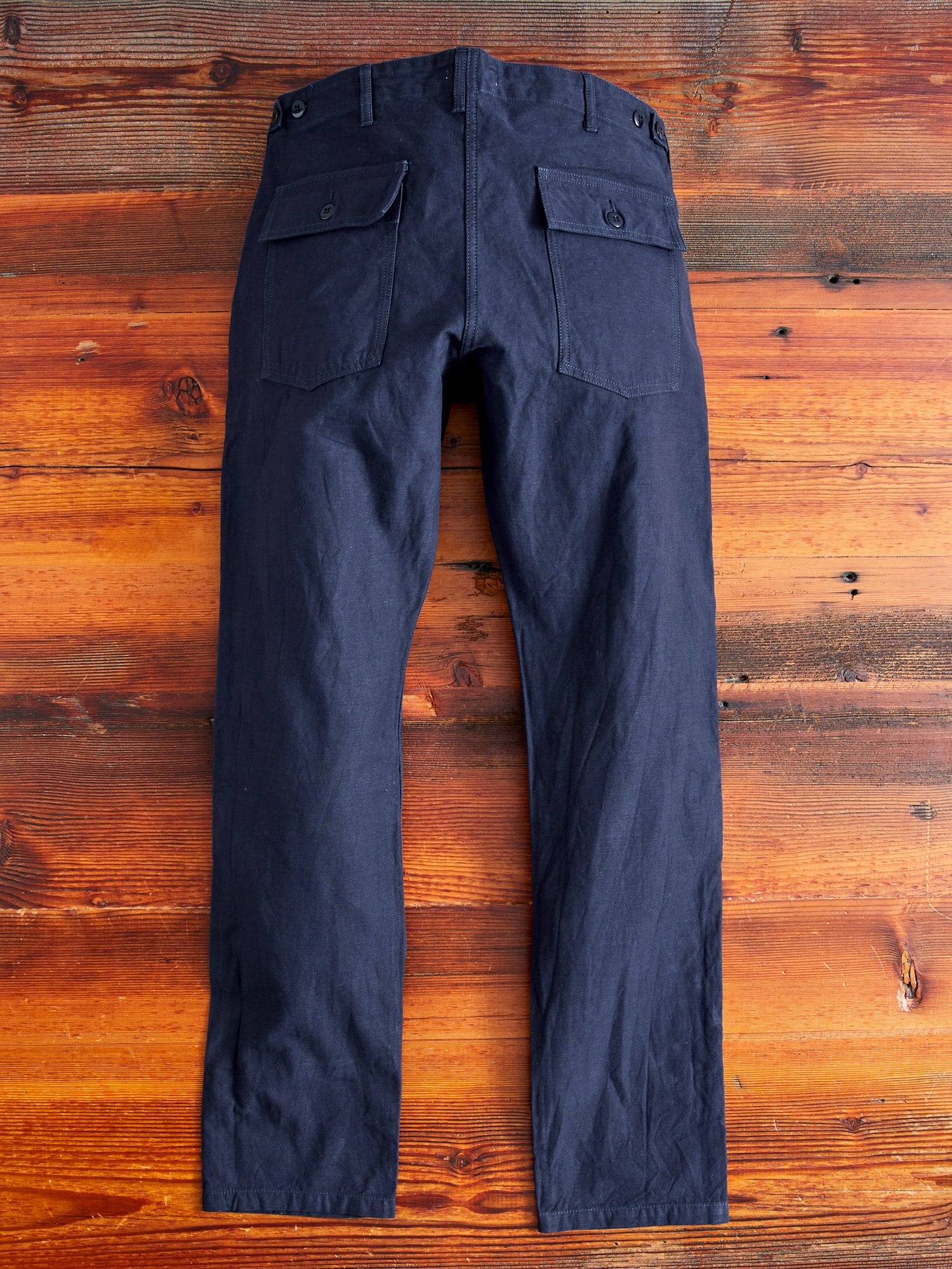 1811-IND Military Baker Pants in Indigo - 12