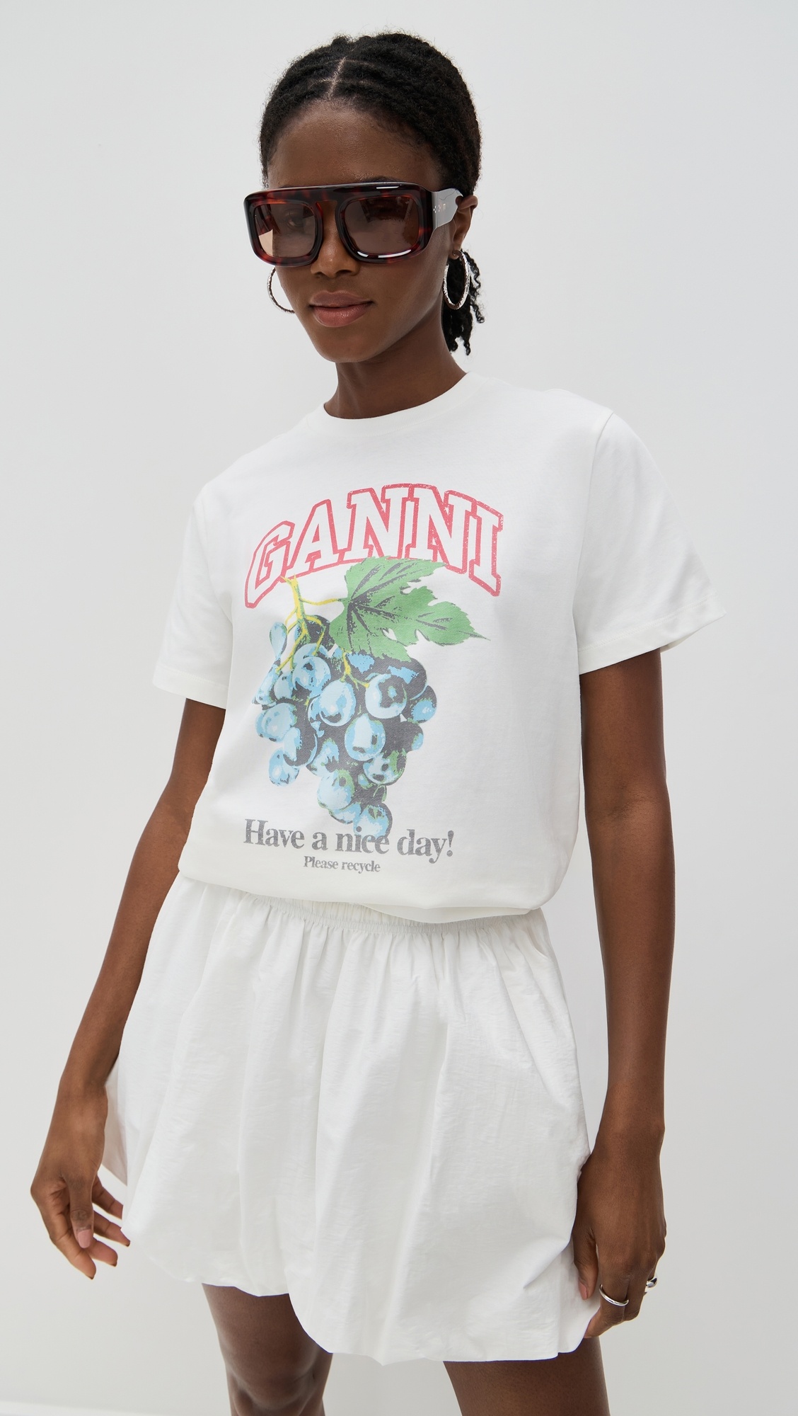 Basic Jersey Grapes Relaxed T-shirt - 1