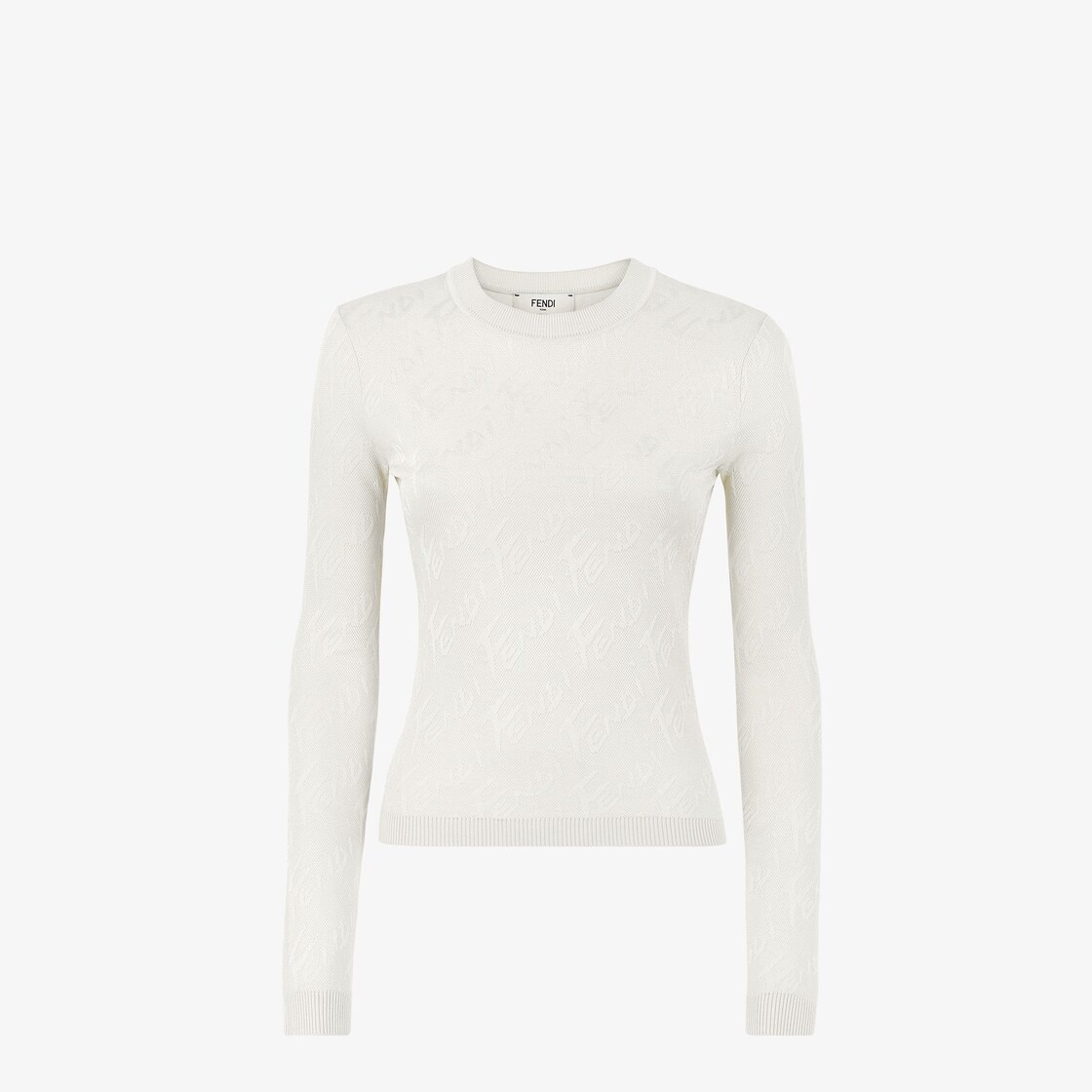 White viscose jumper - 1
