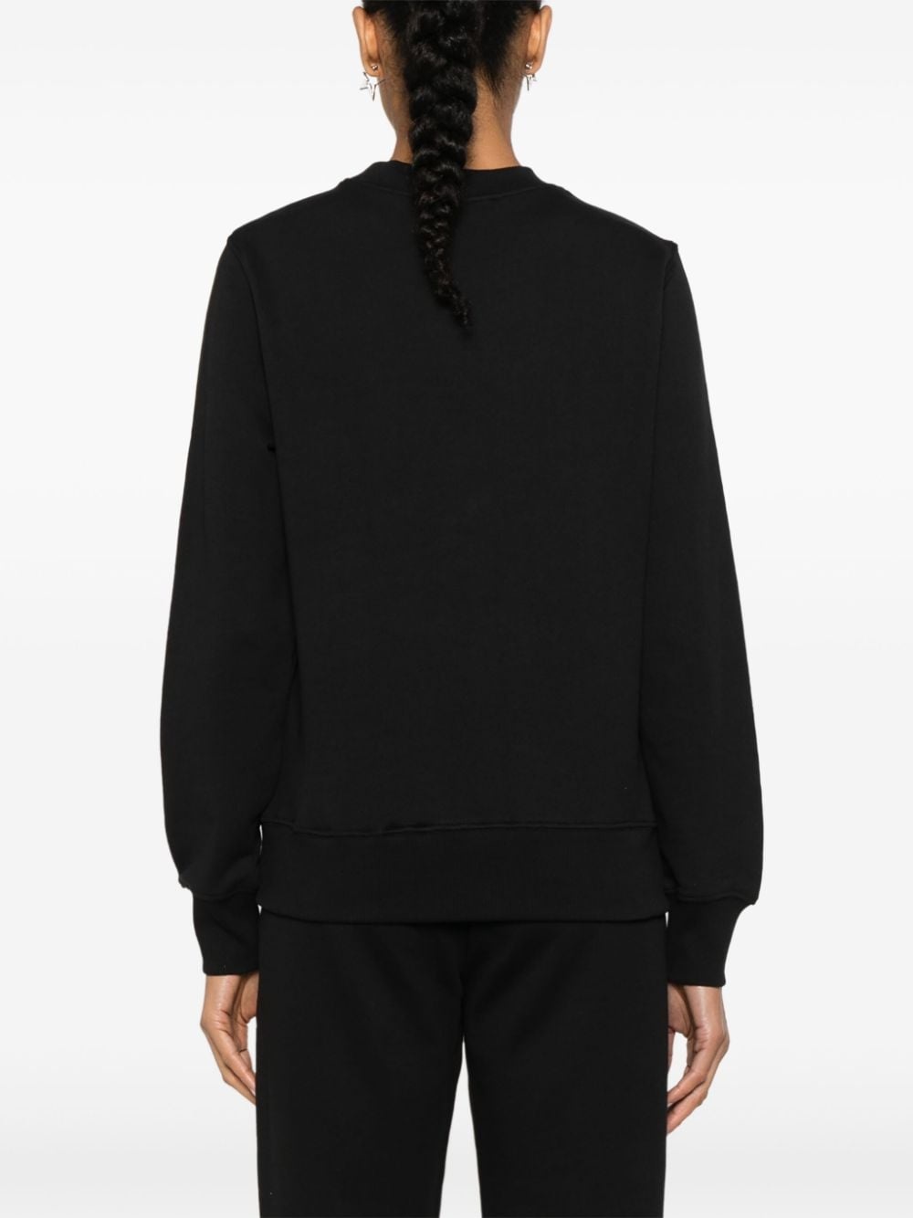 logo-embroidered sweatshirt - 4