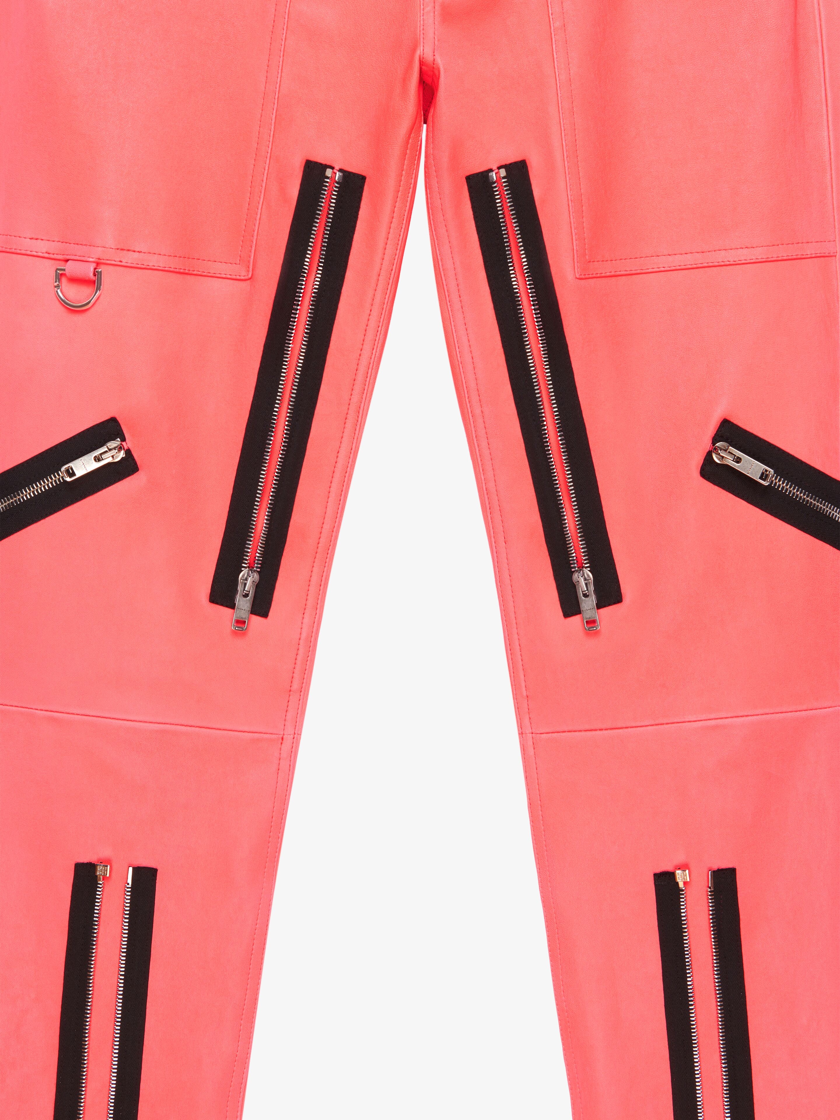 SLIM FIT PANTS IN NAPPA LEATHER - 5