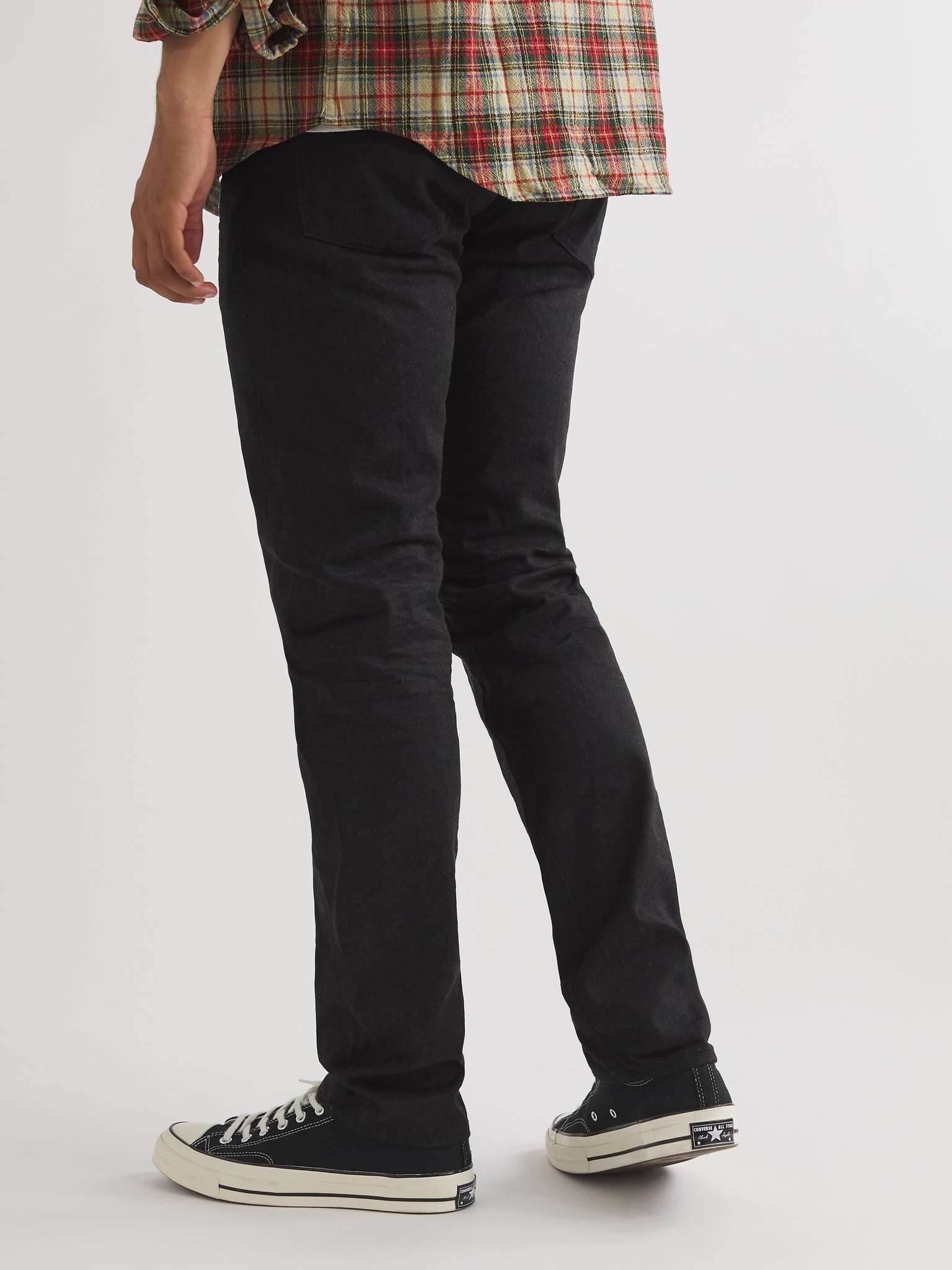 Slim-Fit Selvedge Jeans - 4